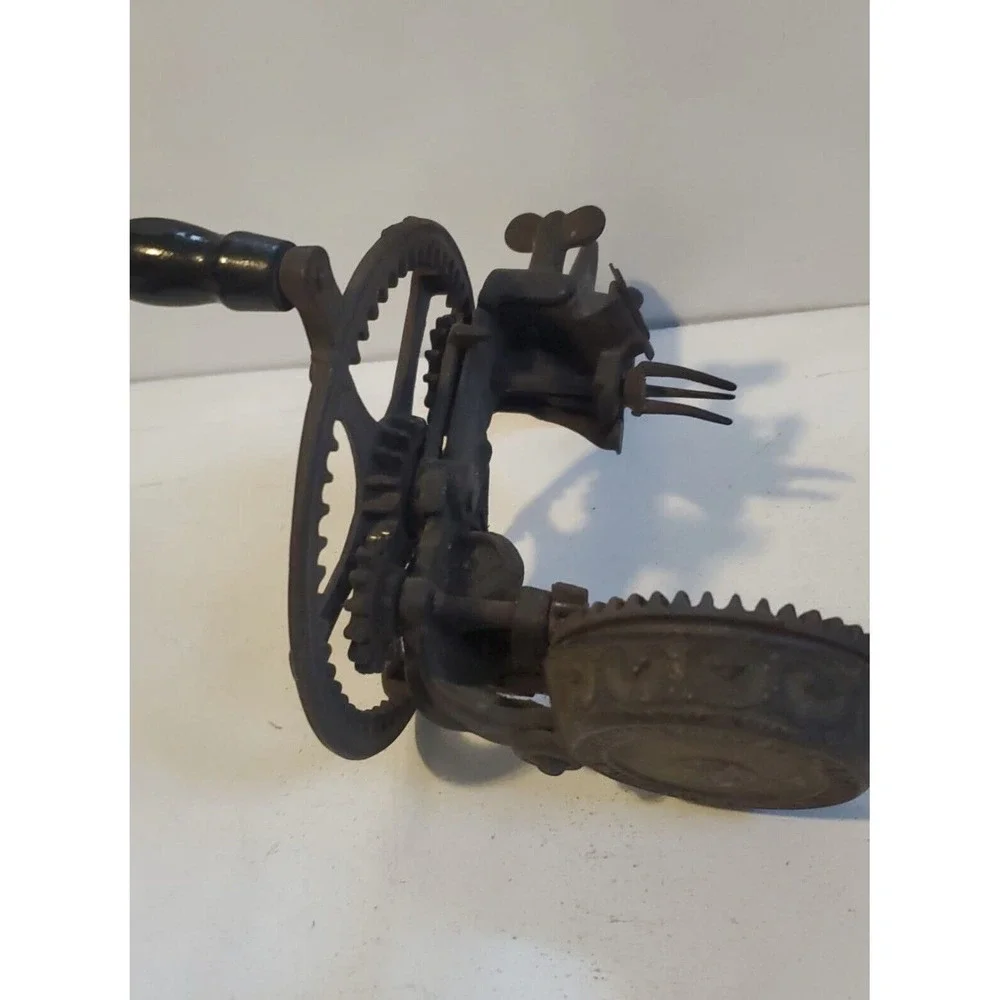Antique Hudson Parer Co IronApple Peeler Pat. 1882‎ missing blade